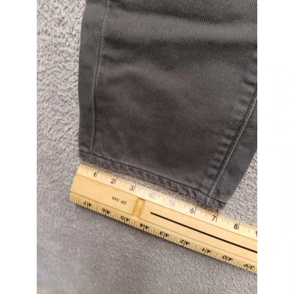 Levi's 513 Slim Straight Men's 30x32 Charcoal Gray Denim Jeans 100% Cotton